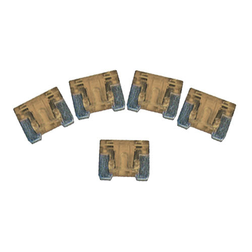Low Profile Automotive Blade Fuse, 7.5A, 5 pack