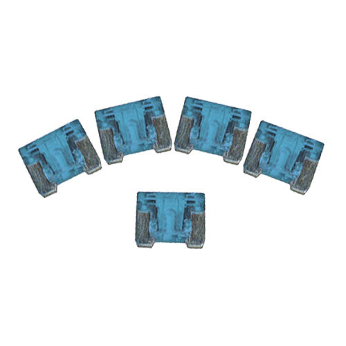 Low Profile Automotive Blade Fuse, 15A, 5 pack