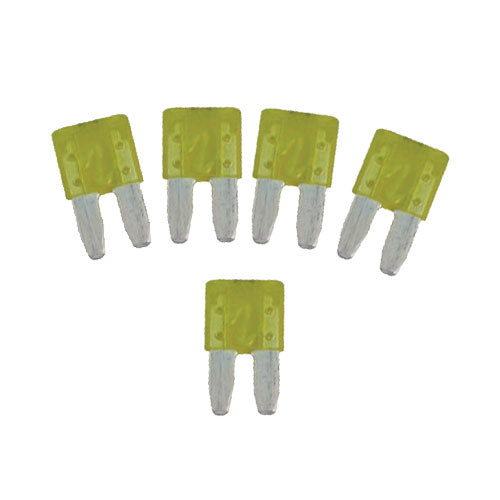 Micro II Automotive Blade Fuse, 20A, 5 pack