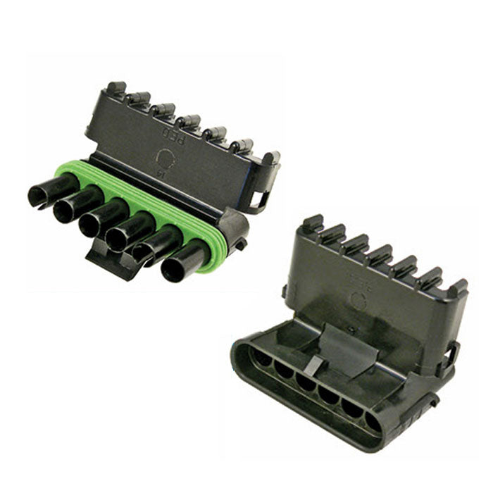 6 Circuit Weather-Pack Connector Body