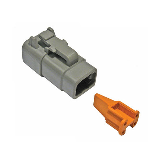 Deutsch DTM06-4S 4 Conductor Male Housing
