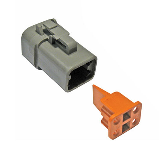 Deutsch DTP06-4S 4 Conductor Male Housing
