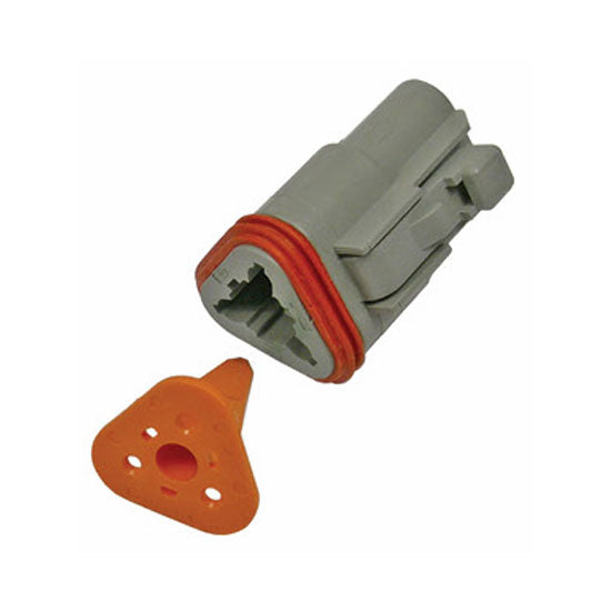 Deutsch DT04-3P 2 Conductor Female Housing