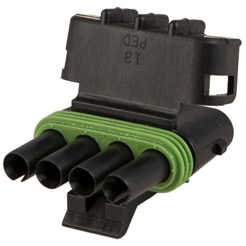 4 Circuit Weather-Pack Connector Body - We-Supply