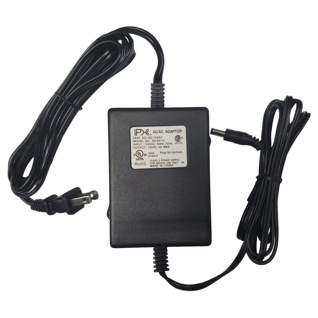 AC Adaptor: 12VAC 5A, 2.1mm x 5.5mm - We-Supply