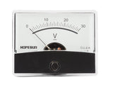 Analog Panel Meter: Voltmeter: 30V DC