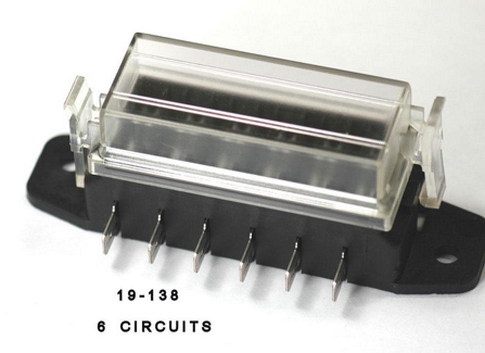 ATC Type Fuse Block With Cover 6 Circuit With Cover - We-Supply