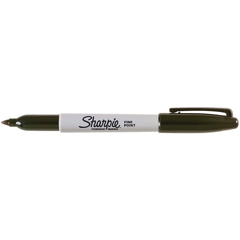 Black Sharpie Permanent Marker, Fine Point - We-Supply