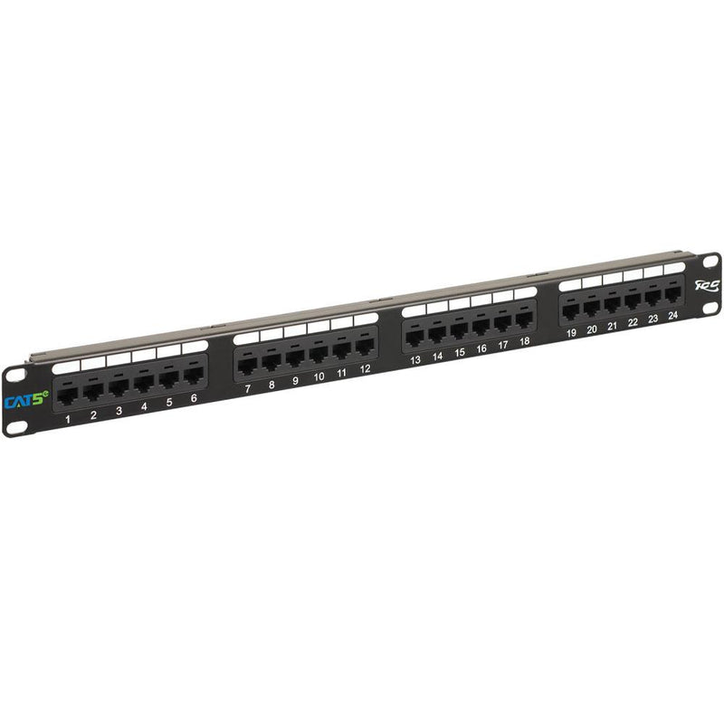 CAT5E Patch Panel, 24 Port - We-Supply
