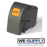 Contura II Lighted Rocker Switch SPST On- Off Amber 12V - We-Supply