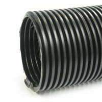 Hellermann Tyton Split Loom Tubing, 2", Black - We-Supply