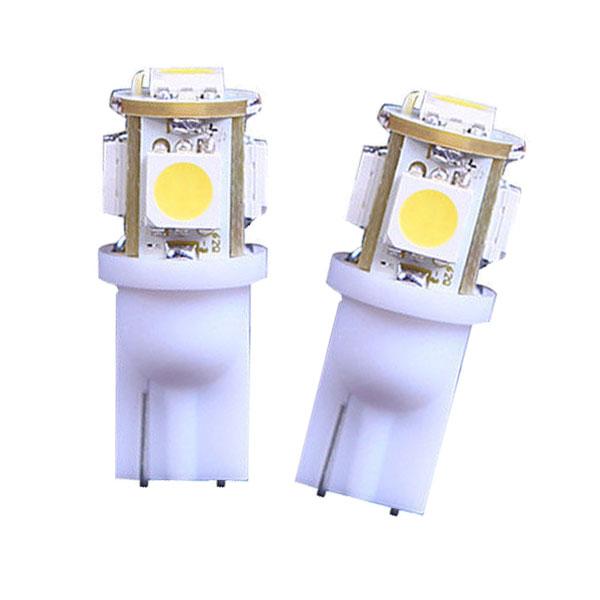 LED Replacement Lightbulb, T10, 5 LED, 2 pack - We-Supply