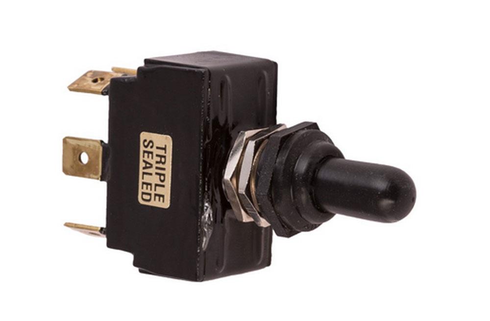 Sealed Moisture/Dust Resistant: On/Off/On DPDT 12V/20A - We-Supply