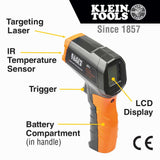 10:1 Infrared Thermometer w/ Laser - We - Supply