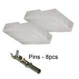 Multi-Pin Connector: 0.062" 4 Circuit Free Hanging Socket, 2 pack