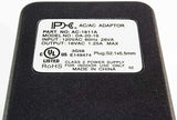 AC Adaptor: 16VAC 1.1A, 2.1x5.5mm