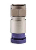 Compression Connector F Type Male: RG6 & RG6 Quad