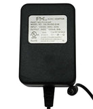 AC Adaptor: 9VDC 1A, 2.1x5.5mm