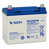 Sealed Lead Acid Battery, 12V 35AH Nut/Bolt