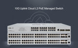 Cloud Layer - 3 PoE Gigabit Network Switch, 48 Port + 6 SFP - We - Supply