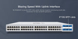 Cloud Layer - 3 PoE Gigabit Network Switch, 48 Port + 6 SFP - We - Supply