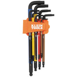 Hex Keys, Color Coded Set, SAE, 9 Sizes