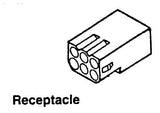 Multi - Pin Connector: 0.093" 6 Circuit Free Hanging Sockets, 2 pack - We - Supply