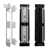 12 Port Cat 5E Patch Panel, Mini Type - We-Supply