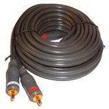 17' Double Shielded OFC Audio Cable, Dual RCA