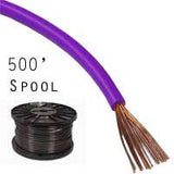 18 Gauge Stranded Violet Primary Wire: 500' Spool