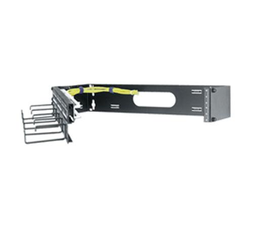 Project Pitt Panel Rack 2 Space Hinged Panel Mount Rack, 6