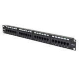 24 Port Cat 6 Patch Panel, Rack Mount - We-Supply