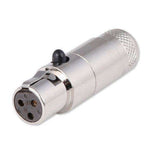 3-Pin Female Mini XLR Connector TA3FL - We-Supply