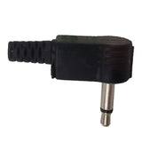 3.5mm Phone Plug, Mono, Right Angle, Inline - We-Supply