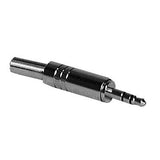 3.5mm Stereo Plug, Metal Housing - We-Supply