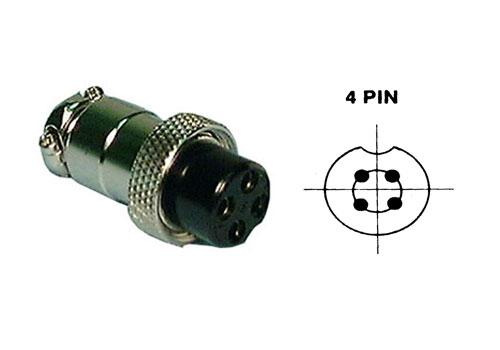 4-Pin Female Mobile Inline Connector – Willy's Electronics
