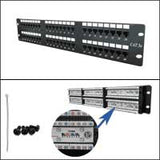 48 Port Cat 5E Patch Panel, 19