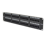 48 Port Cat 5E Patch Panel, Rack Mount