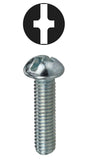 6-32 Machine Screw Kit Phillips/Slotted Round Head, 100 pack - We-Supply