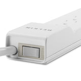 6 Outlet Surge Protector Strip, Rotating Plug 8' cord - We-Supply