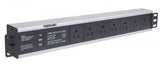 7 Outlet Surge Power Strip, 19" Rack Mount 1.5U - We-Supply