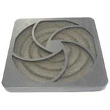 80mm Finger Guard Fan Grill, Plastic with Filter
