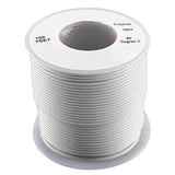 White 20 Gauge Stranded Wire, 100' Spool