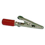 Alligator Clip, Red Insulator, Bulk - We-Supply