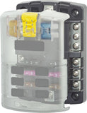 ATC Type Fuse Block W/Ground, 6 Position - We-Supply