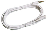 Audio Cable: 3.5mm 4-Conductor Male to Female, 6ft
