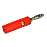 Banana Plug, Spring Type, Red