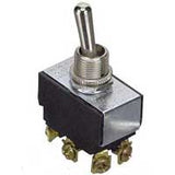 Bat Handle Toggle Switch On/Off/On DPDT 20A-125V Screw Lug - We-Supply