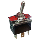 Bat Handle Toggle Switch On/Off/On DPDT .250