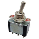 Bat Handle Toggle Switch, On/On 6A-125VAC